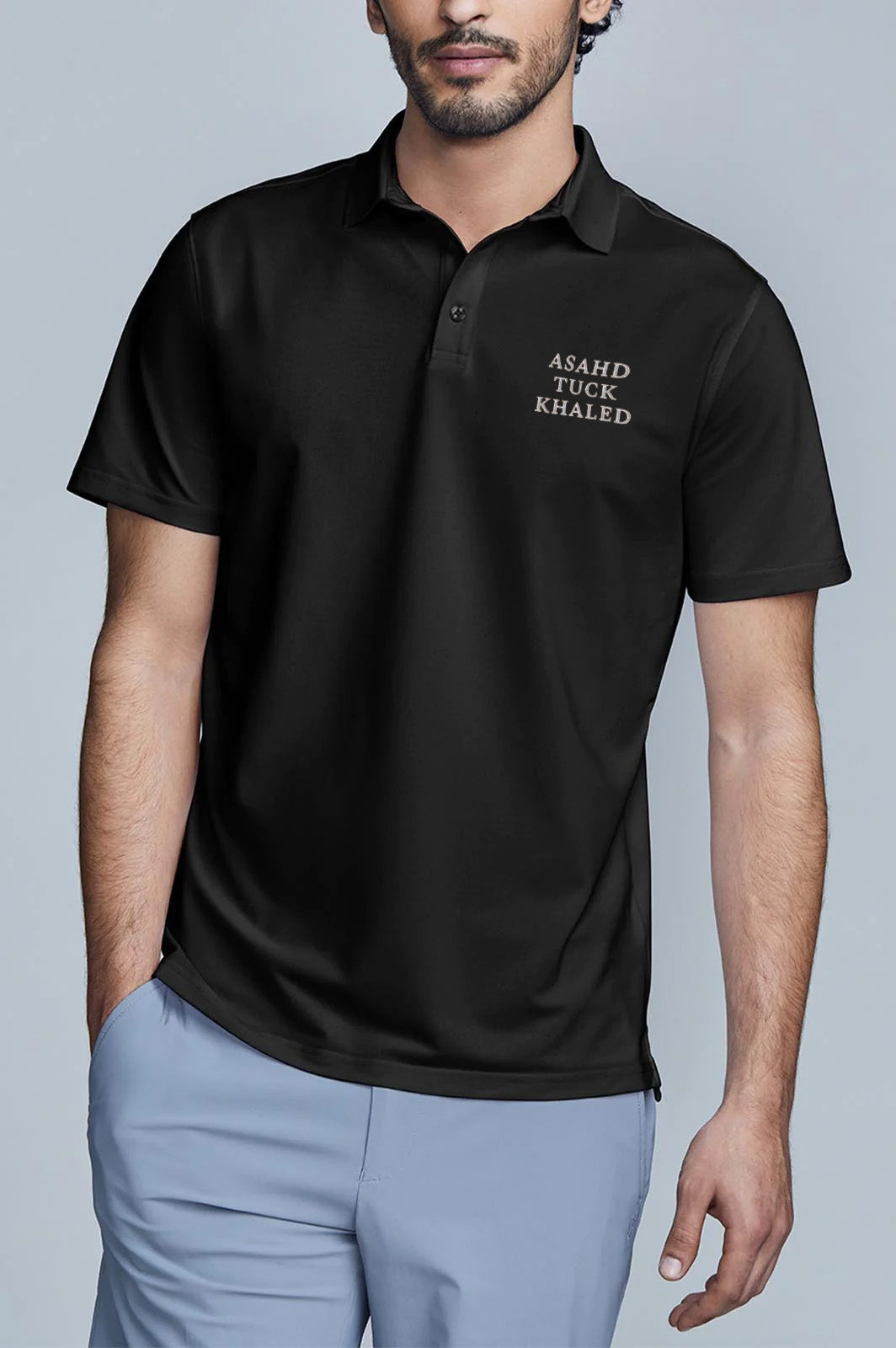 Asahd Tuck Khaled Polo Shirt